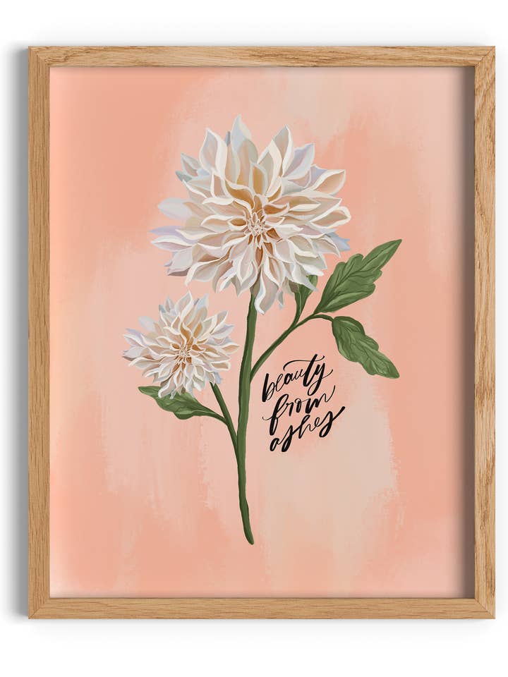 Beauty From Ashes Print for wholesale by Isabela Schielke Studio