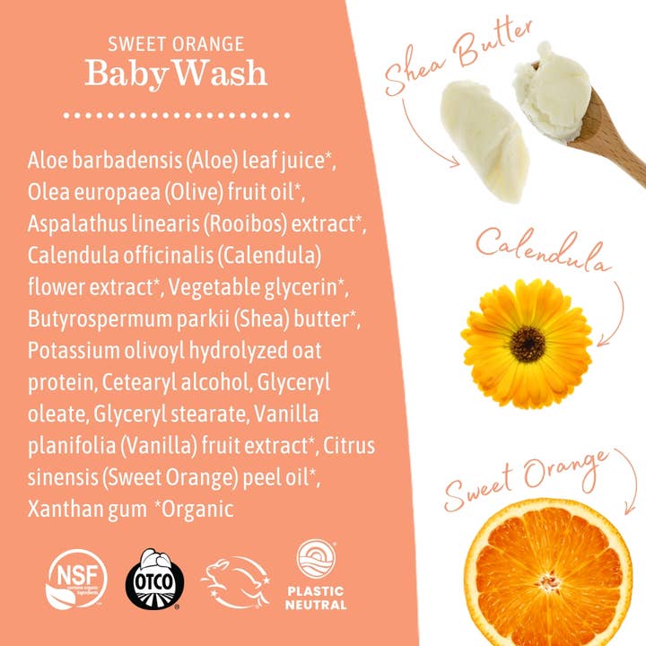 Earth Mama Organics - Wholesale Body Cream/Lotion - Baby - Sweet Orange Baby Lotion