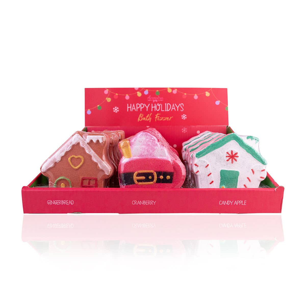 Accentra - Wholesale Bath Bomb/Fizz - Bath Bomb HAPPY HOLIDAYS, Bath Ball, Christmas in Display0