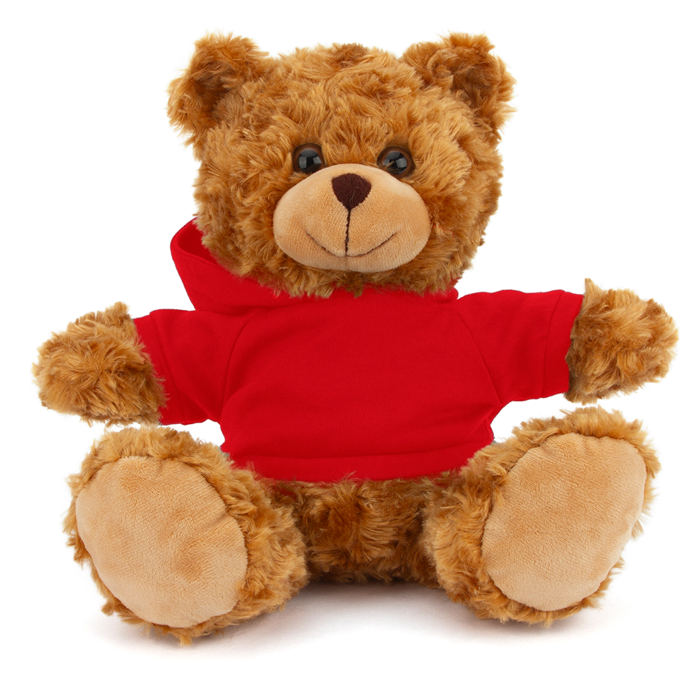 Plushland – wholesale Stuffed/plush toy – Kids & baby – 11" Personalized Teddy Bear in Hoodie | Custom Sitting Bear9