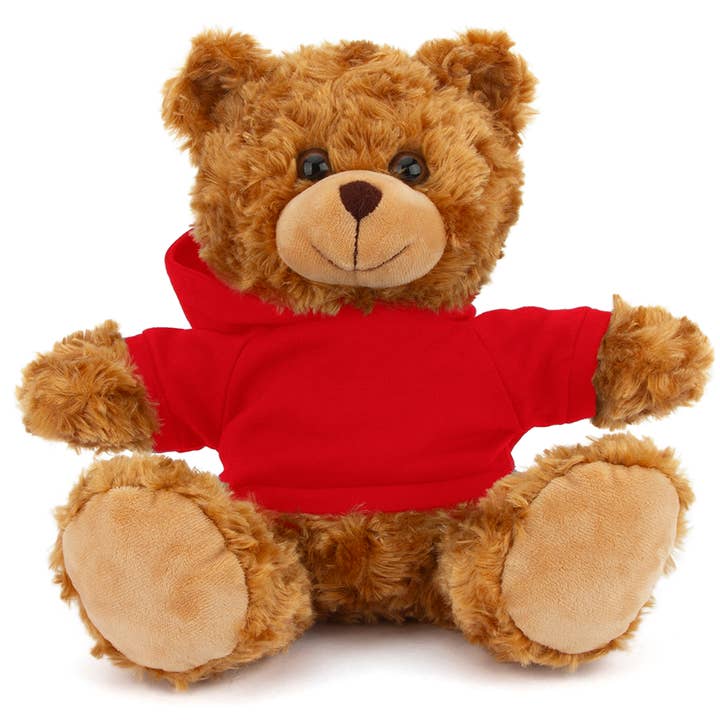 Plushland - Venta al por mayor Peluche - Niños y bebés - Oso de peluche personalizado de 11" con sudadera | Oso sentado personalizado9