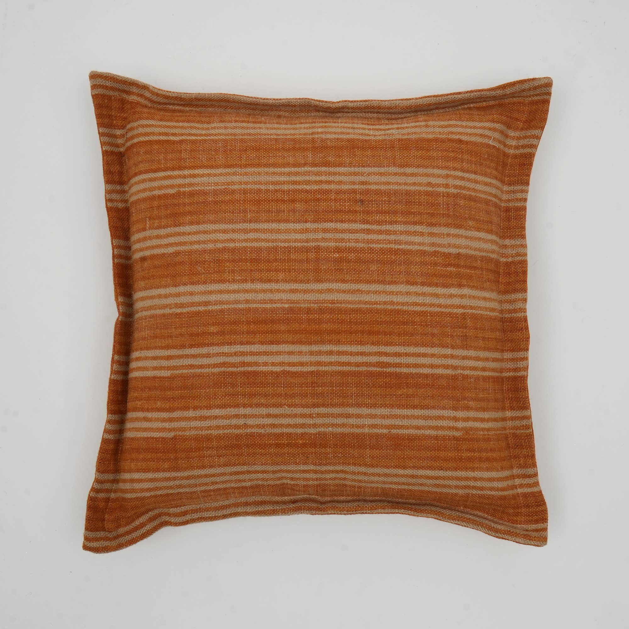 ExpoBazaar - Wholesale Cushion Set - Throw Pillow, Double Sided Stripe Pattern Jute Pillow 20x20"1