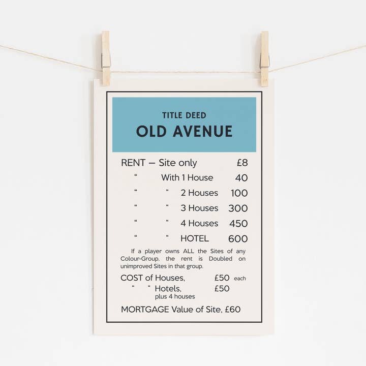 Timmy Loves – wholesale Art print – Customised Title Deed A3 Art Print5