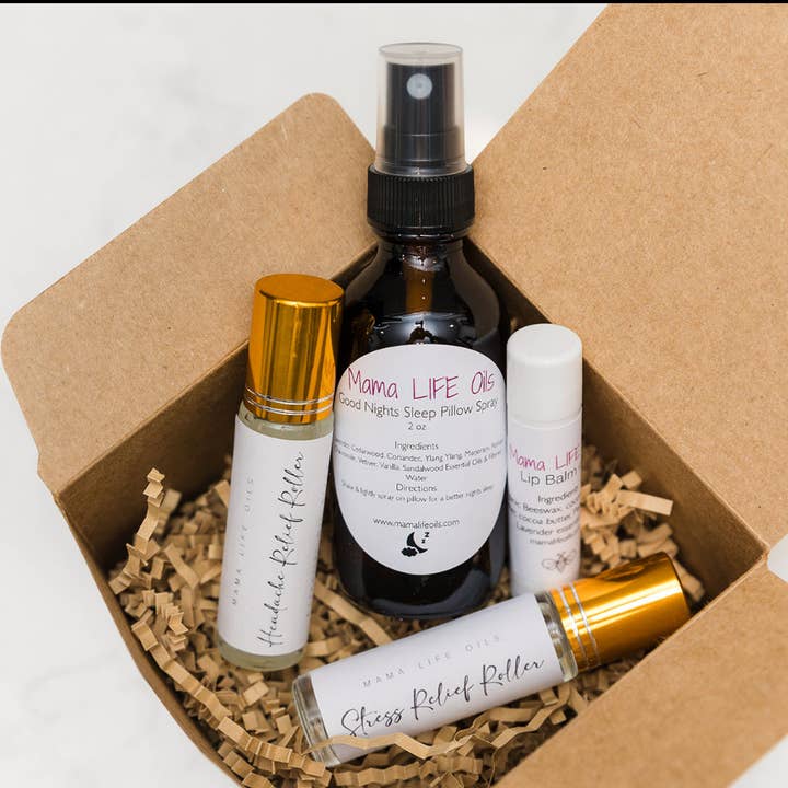 Essential Oil Wellness Gift Set for wholesale by Mama Life Oils and Wellness