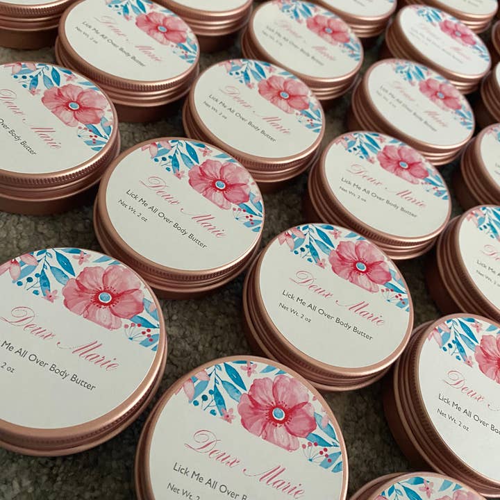 Beurre corporel Deux Marie pour la vente par Deux Marie Cosmetics and Skincare