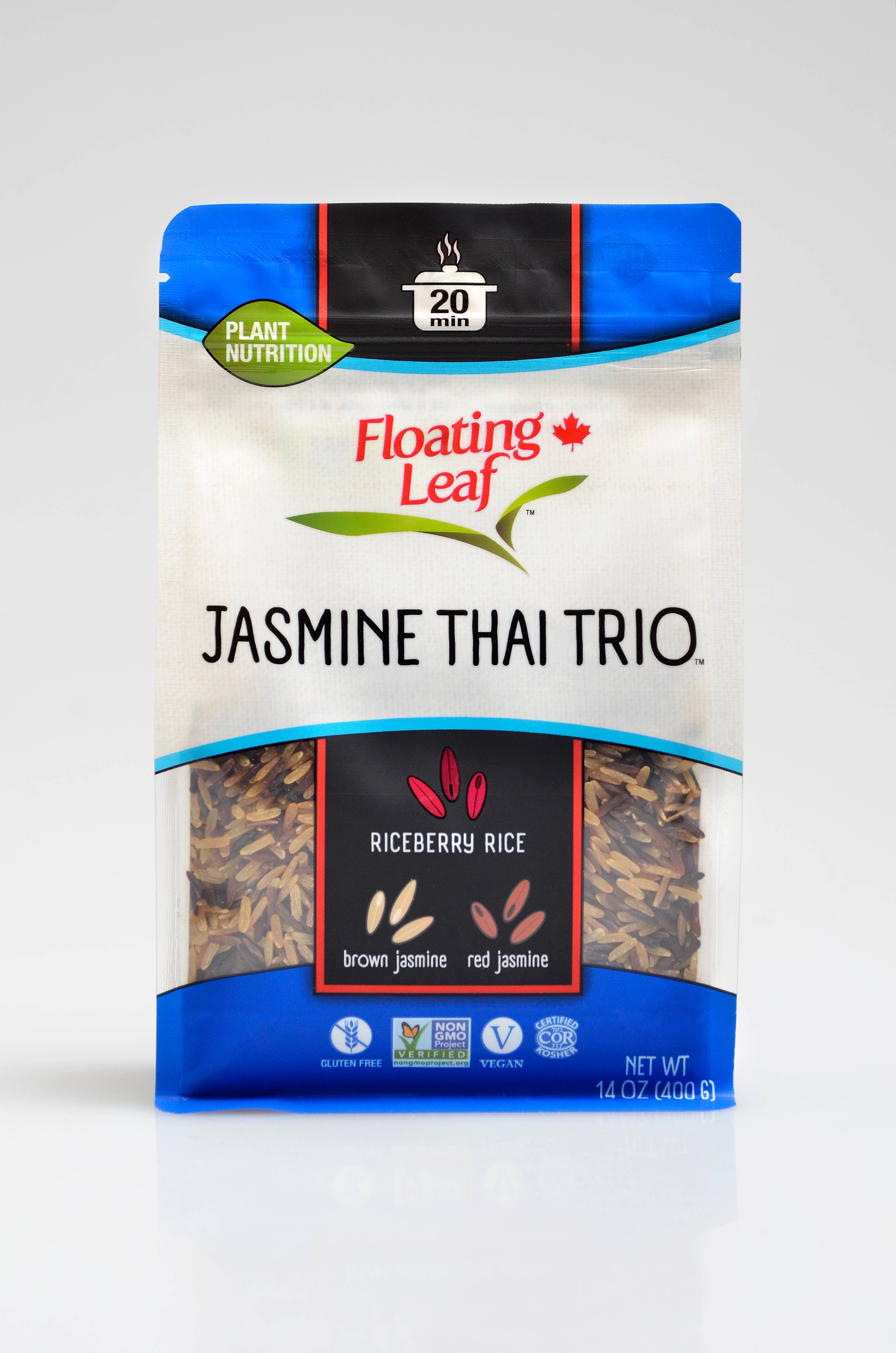 Floating Leaf Fine Foods - Wholesale Rice - Floating Leaf Jasmine Trio Rice Blend NON GMO Chef's Quality