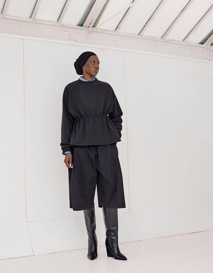 Cèucle - Wholesale Shorts - Women's - LONG SHORTS CHAPTER 2 _ BLACK4