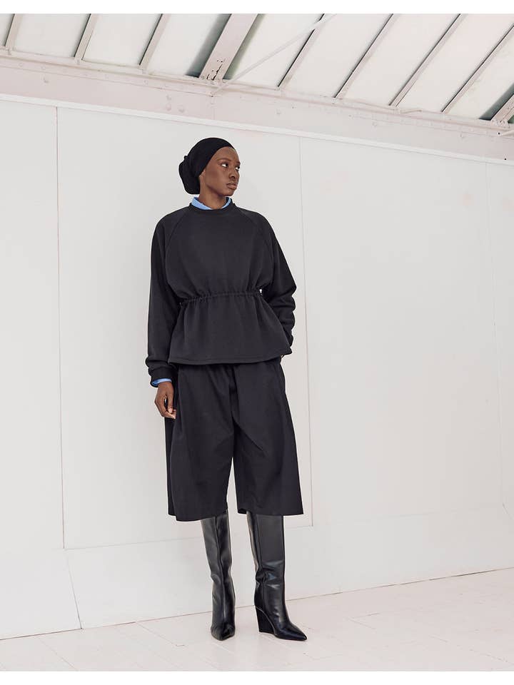 Cèucle - Wholesale Shorts - Women's - LONG SHORTS CHAPTER 2 _ BLACK4