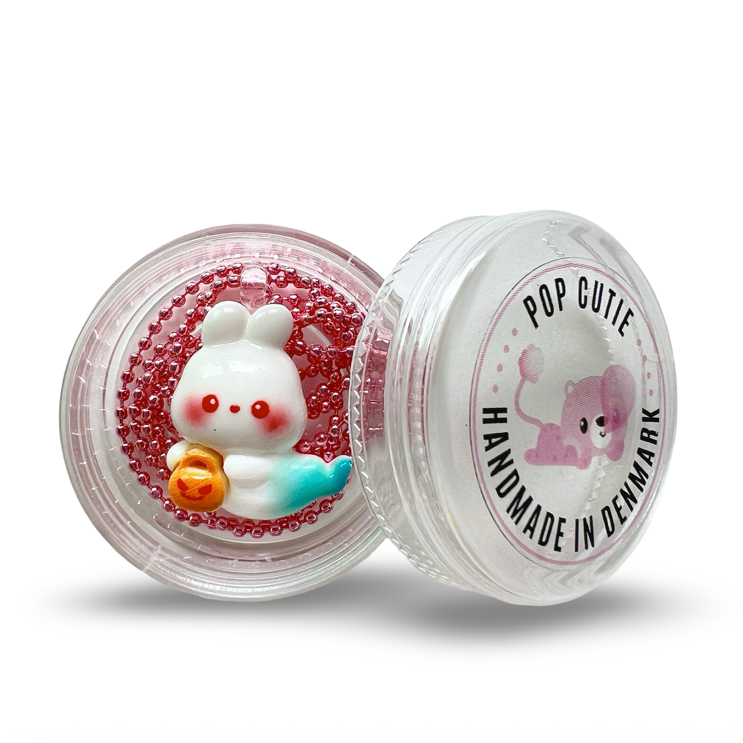 Pop Cutie Accessories & Gifts - Wholesale Kids Necklace - Kids - Halloween Bunny Ghost Necklace I Handmade I Kawaii I Gift 👻0