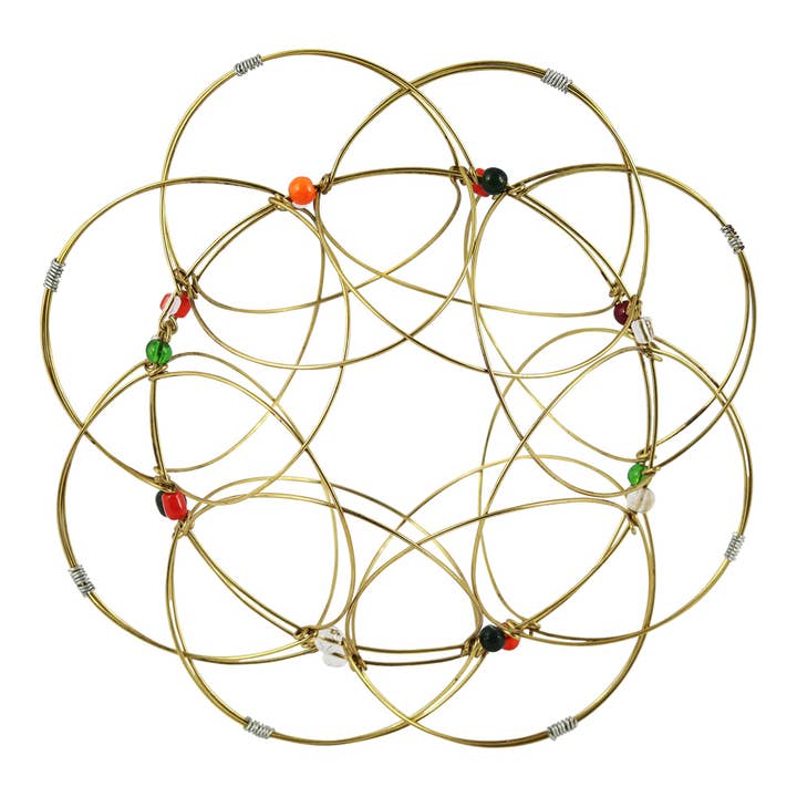 Tribal Trade GmbH - Wholesale Dream Catcher - 4D mandala decorative wire mesh relaxation game Flower of Life