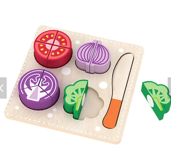 ACOOL TOY - Vendita all'ingrosso Giocattolo in legno - Bambini - AC7330 ~ AC7336 Giochi di Taglio Cibo Piatto2