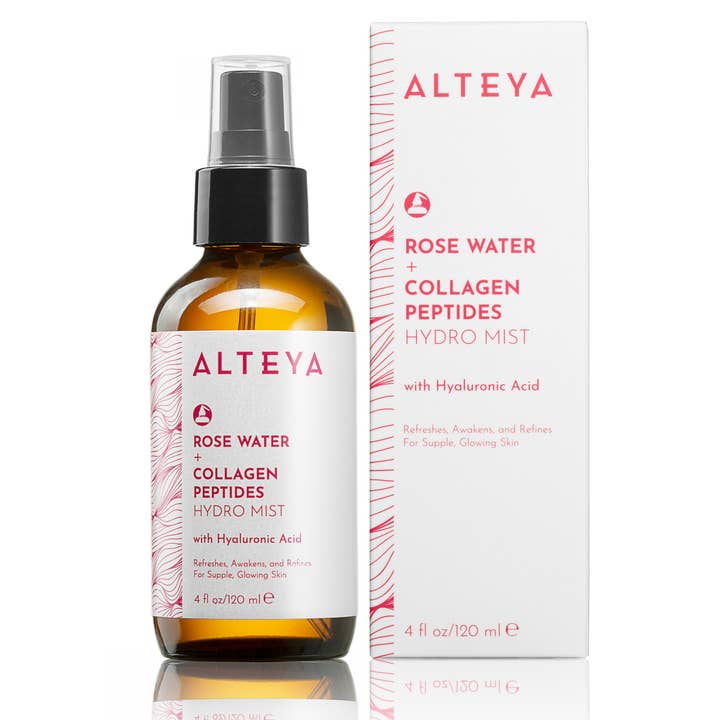 Rose Water + Collagen Peptides for wholesale by Alteya Organics