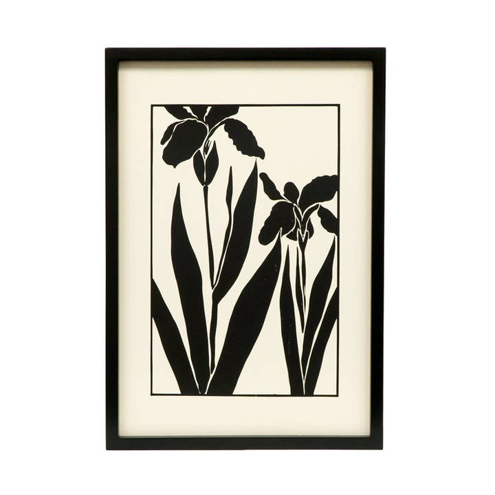 Devanie At Home (Formerly Adams & Co.) - Vente Pancarte - 11922 - Panneau avec cadre en bois rvs 17 x 24 (FLORAL) Art mural Ukiyo1