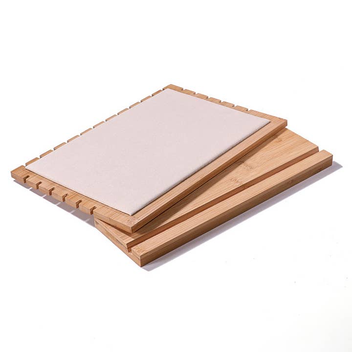 Zakka - Wholesale Jewelry Stand & Display - Multi-Chain Jewelry Necklace Pendant Display Leather 16"x10"