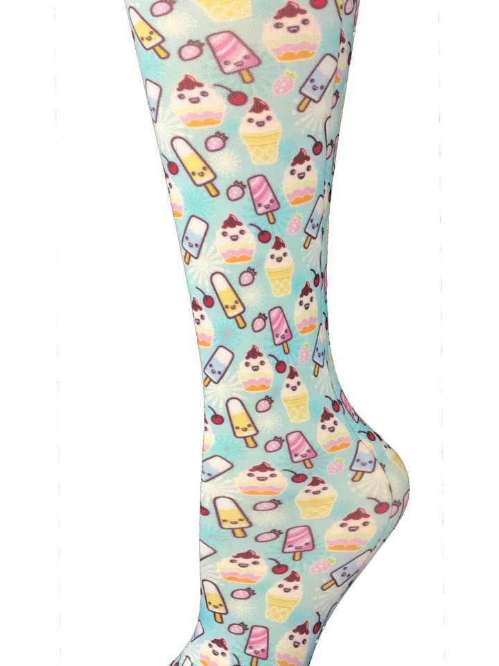 Ice Cream Social - Meias de Compressão Cutieful por atacado de Cutieful