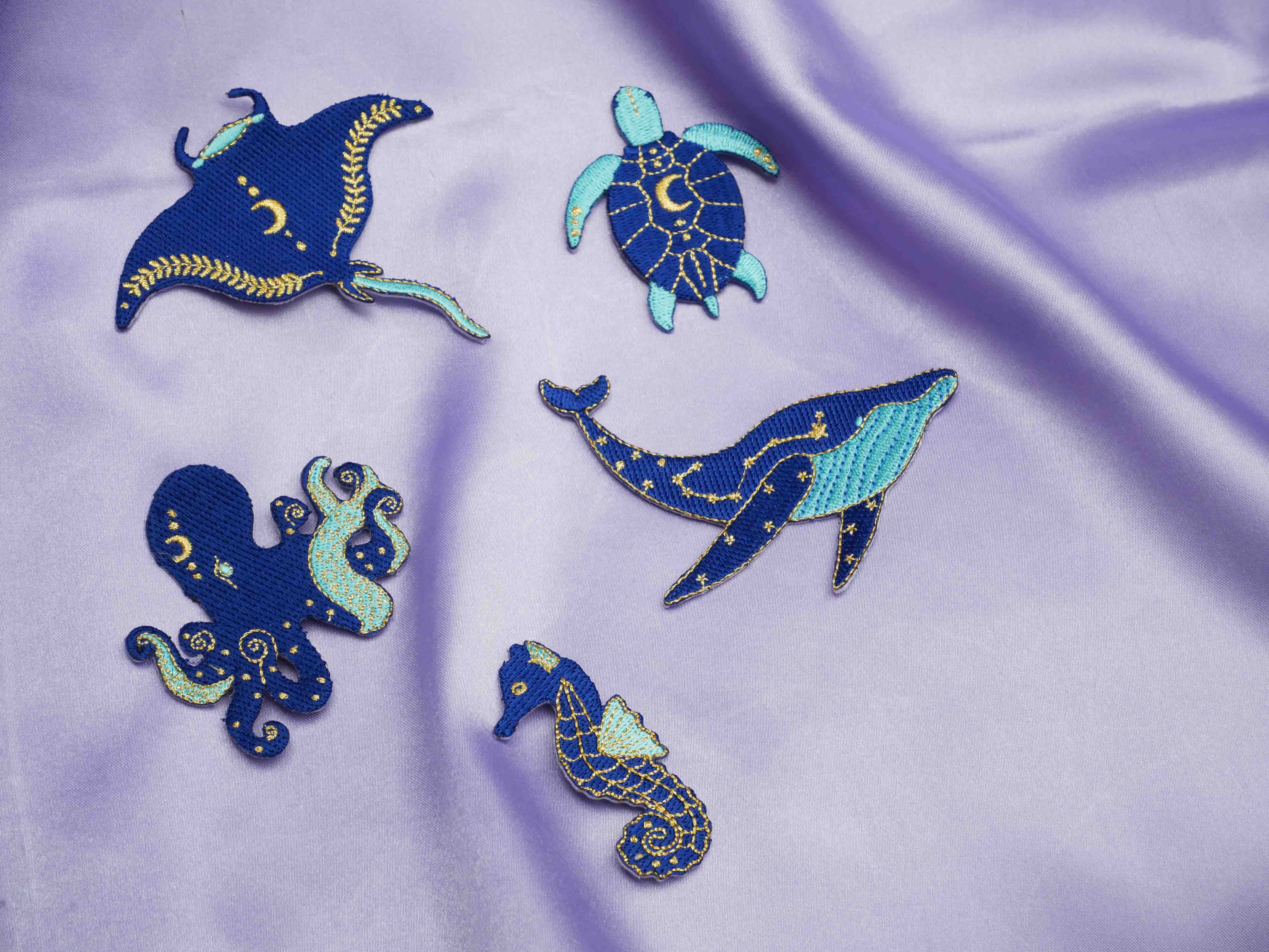 MALICIEUSE - Wholesale Patch - Iron-On Whale Patch2