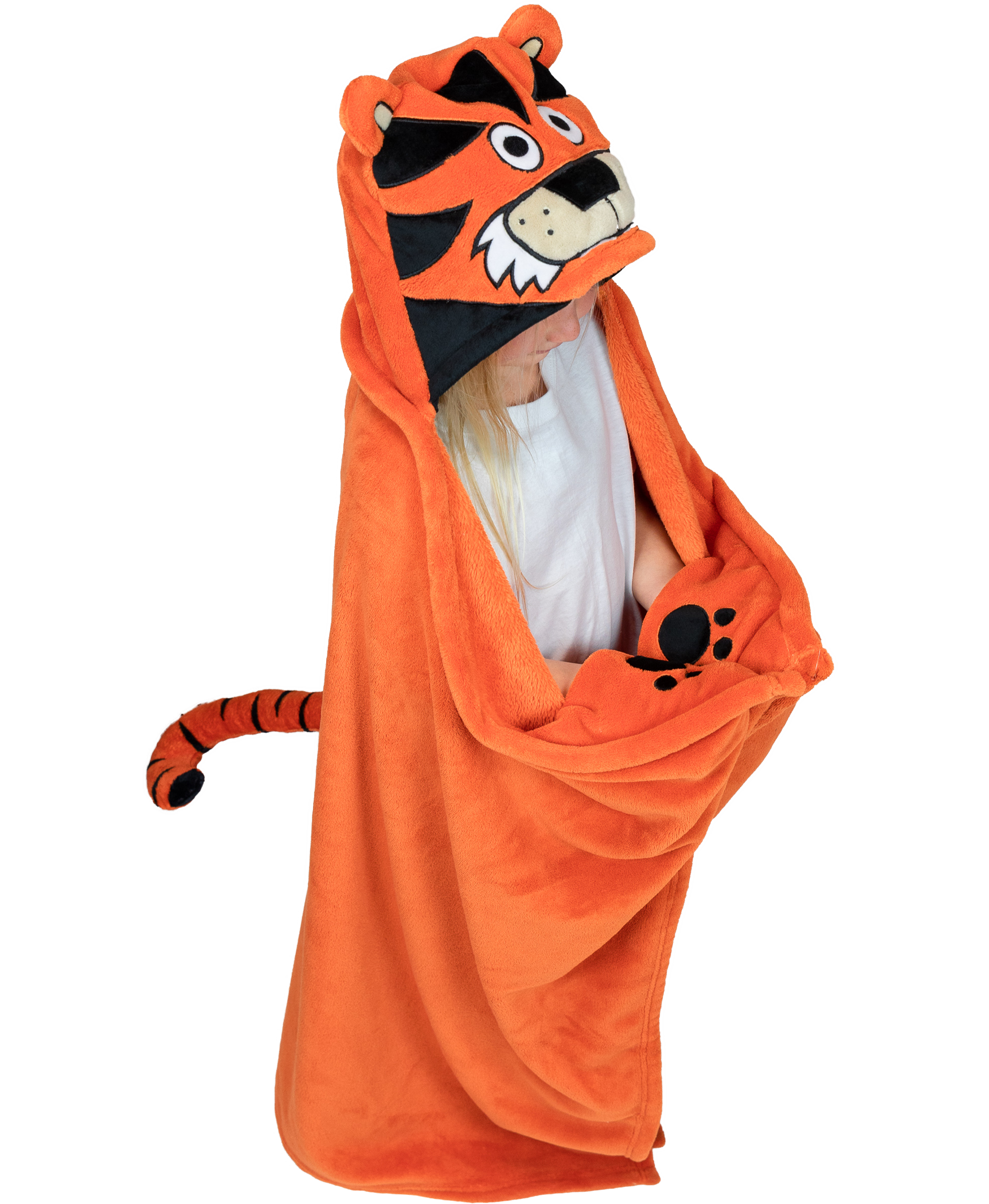 Lazy One - Wholesale Throw Blanket - Tiger Critter Blanket3