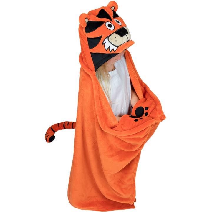 Lazy One - Wholesale Throw Blanket - Tiger Critter Blanket3
