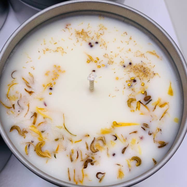 Bet's Bars - Wholesale Travel Candles - Botanical Sprinkled Soy Wax Candles22