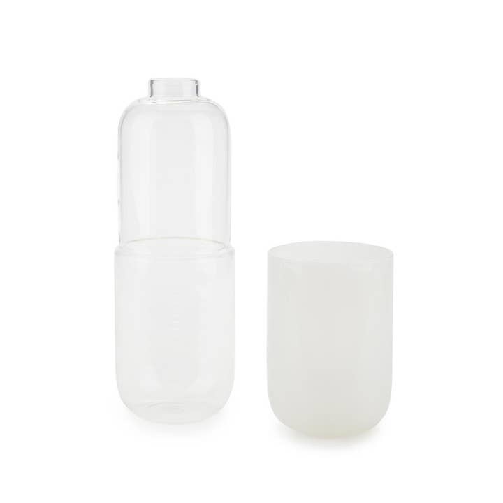 Balvi - Wholesale Water Bottle - Botella & Vaso, Water Pill, transparent/white12