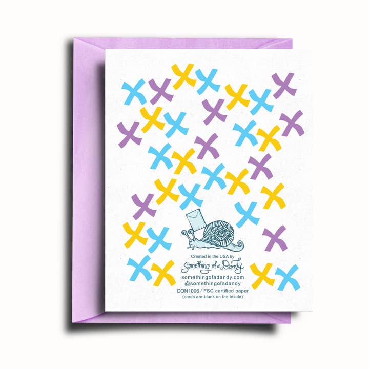 SOMETHING OF A DANDY - Wholesale Good Luck Card - Fingers and Toes Good Luck Card