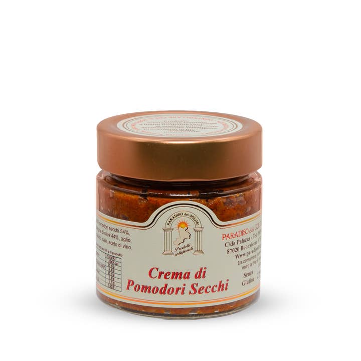 Tomatenpesto mit getrockneten Tomaten - 210g für den Großhandel von Paradiso dei Golosi Srl