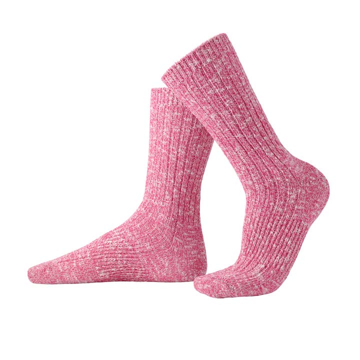 Solmate Socks - Wholesale Socks - Women's - Ragg Socks - Rose | Sustainably Made In The USA