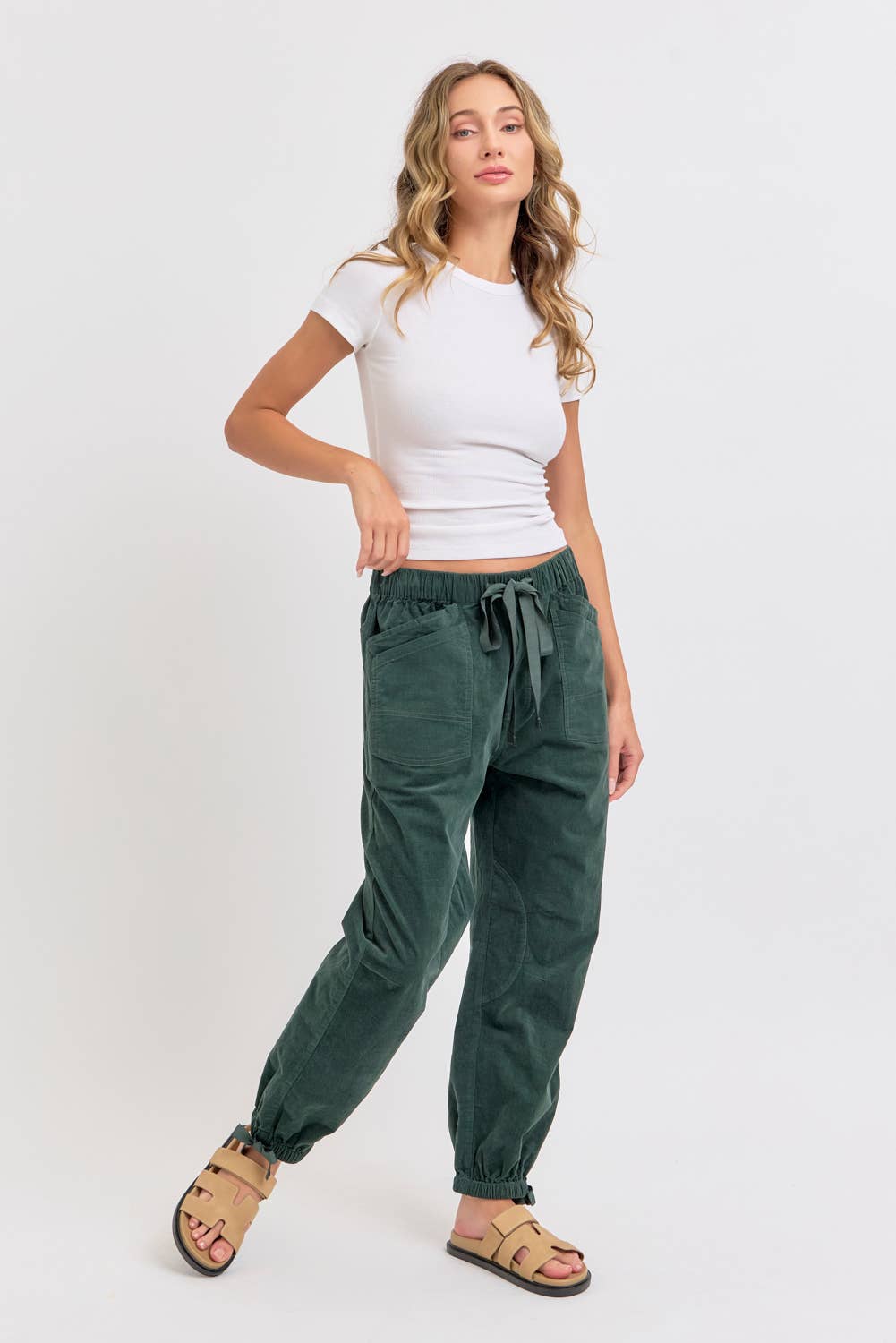 Sweet Lovely by Jen – wholesale Lounge Sweatpants/jogging bottoms – Women's – CORDUROY PULL-ON-PANTS/JOGGER40