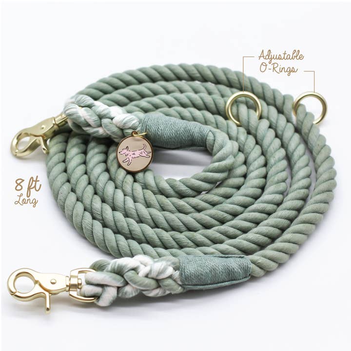 Bop Pop Pets - Vendita all'ingrosso Guinzaglio - Cani - Bop Pop Pets | Guinzaglio in corda 100% cotone a mani libere2