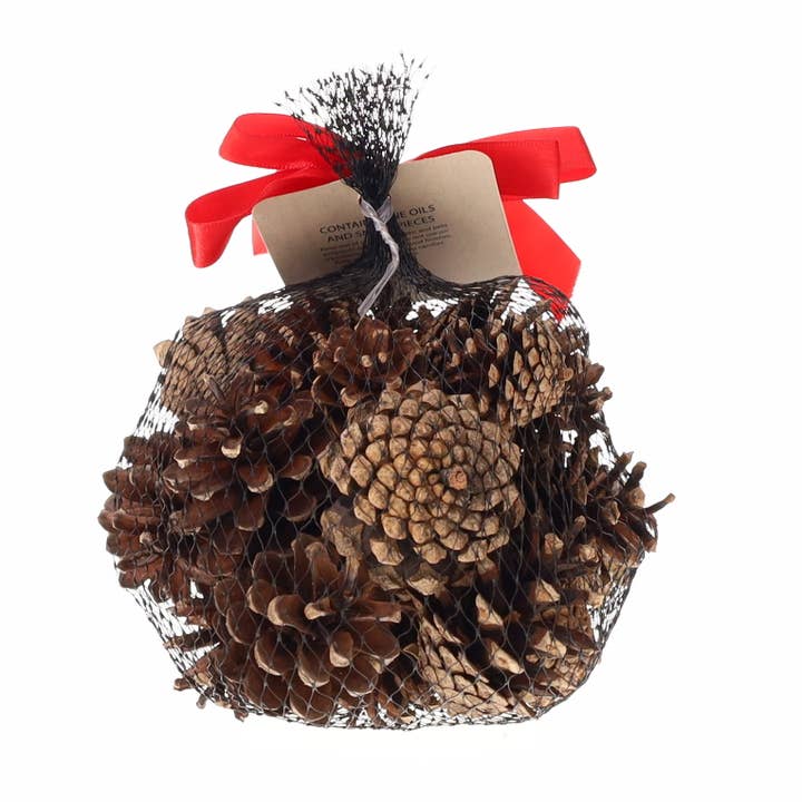 Your Home - Wholesale Potpourri - Nettie duffel mini "Holiday Pinecones", scented pinecones1