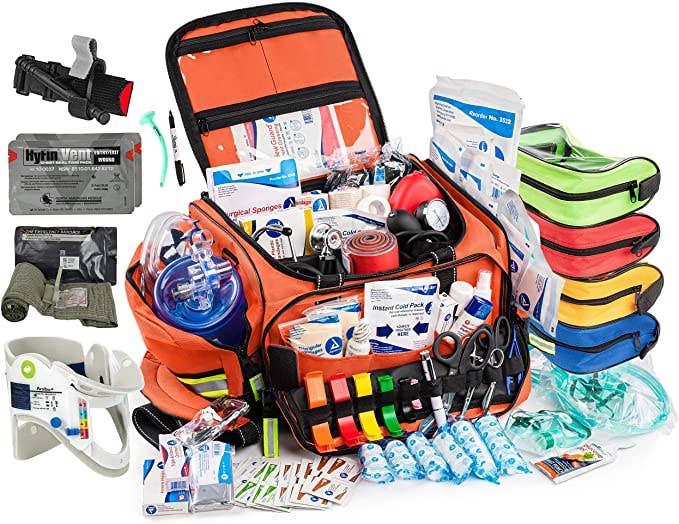 Scherber - Wholesale First Aid Kit - Scherber Premium First Responder Trauma Kit W/Bleeding Control - Fully Stocked7