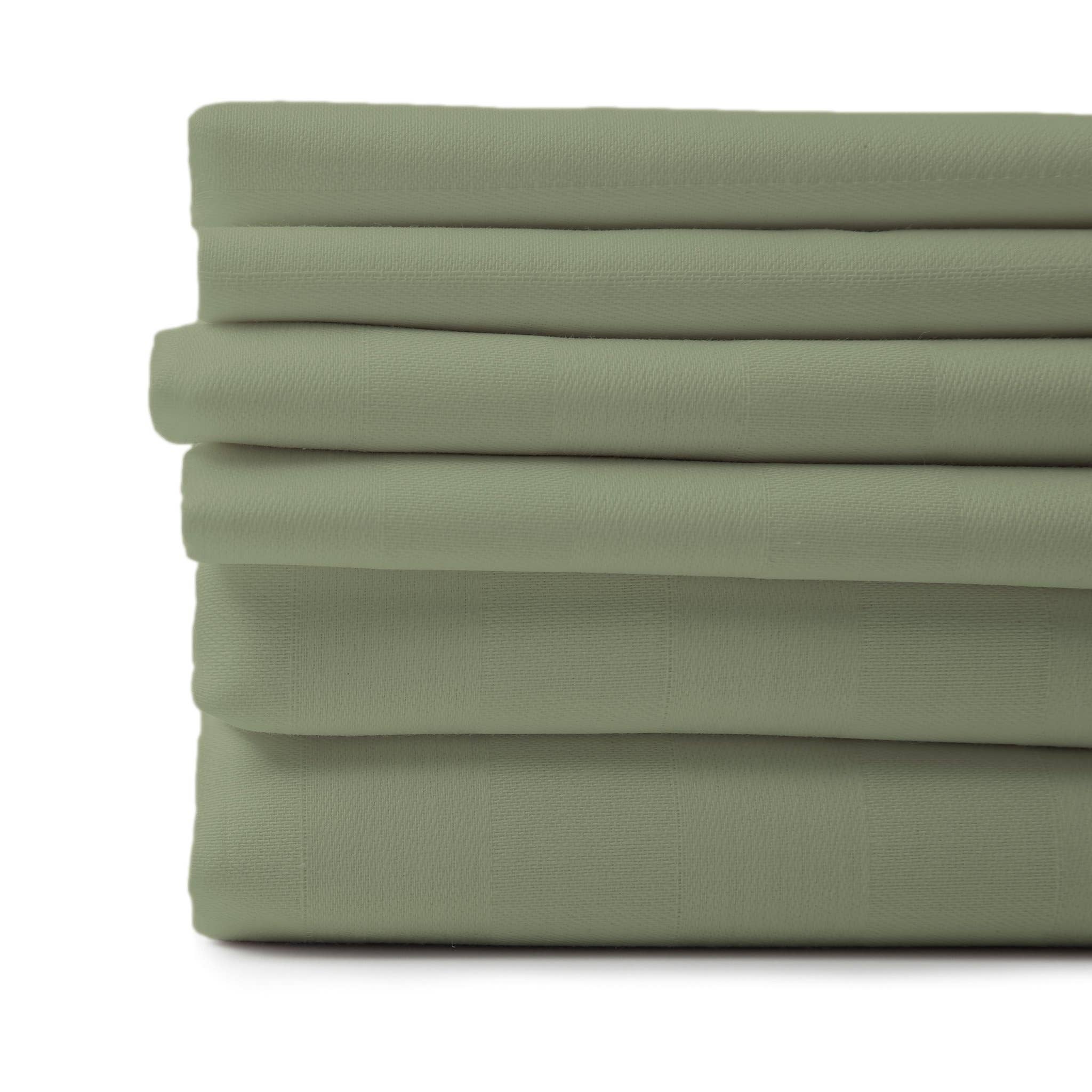 Cypress Linen / Bluff City Bedding - Vente Parures de lit - Ensemble de draps de lit 6 pièces en bambou, 4 taies d'oreiller, draps de poche profonds7