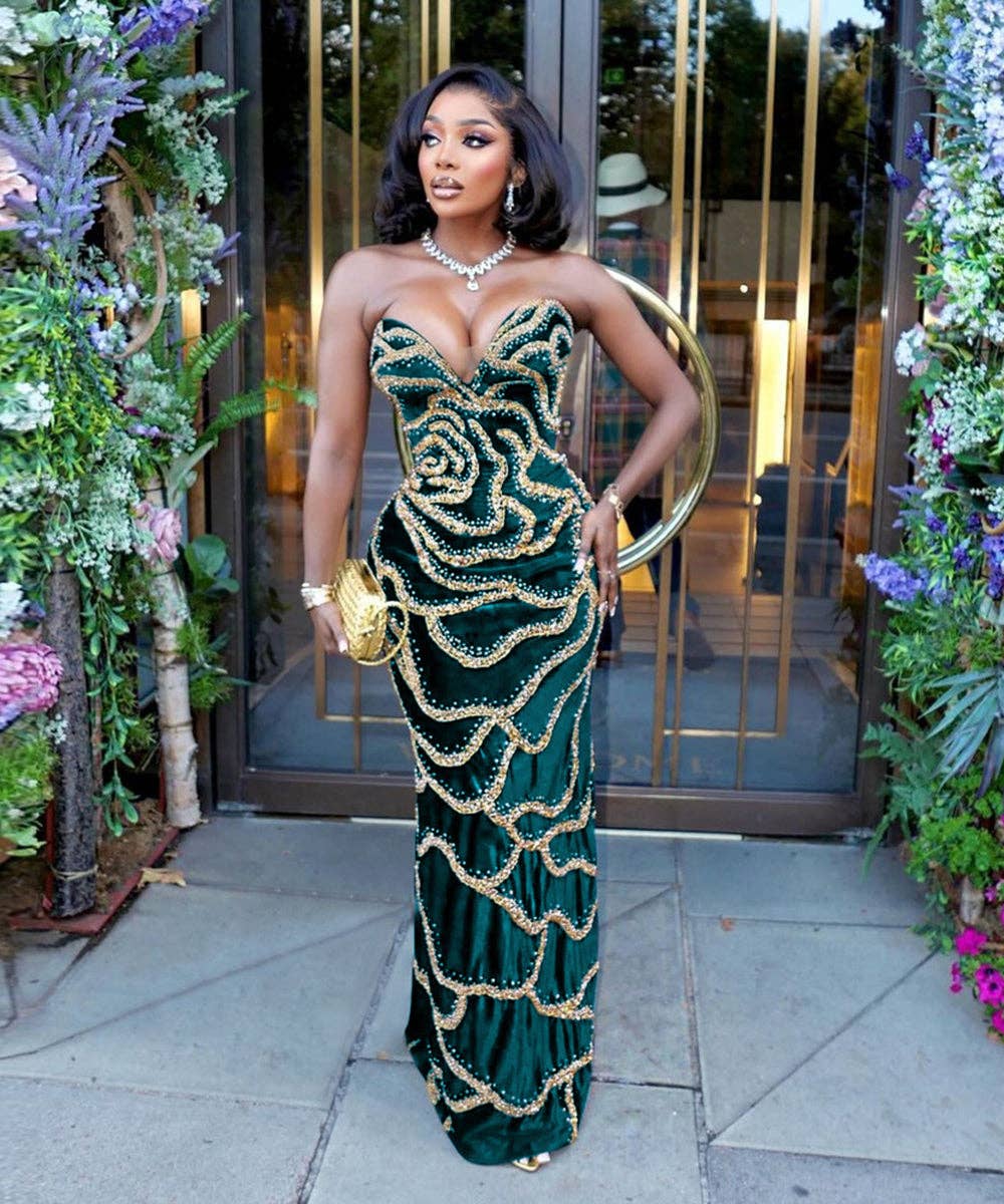 Aria Romance - Wholesale Gown - Women's - Strapless Sweetheart Bodycon Dress2