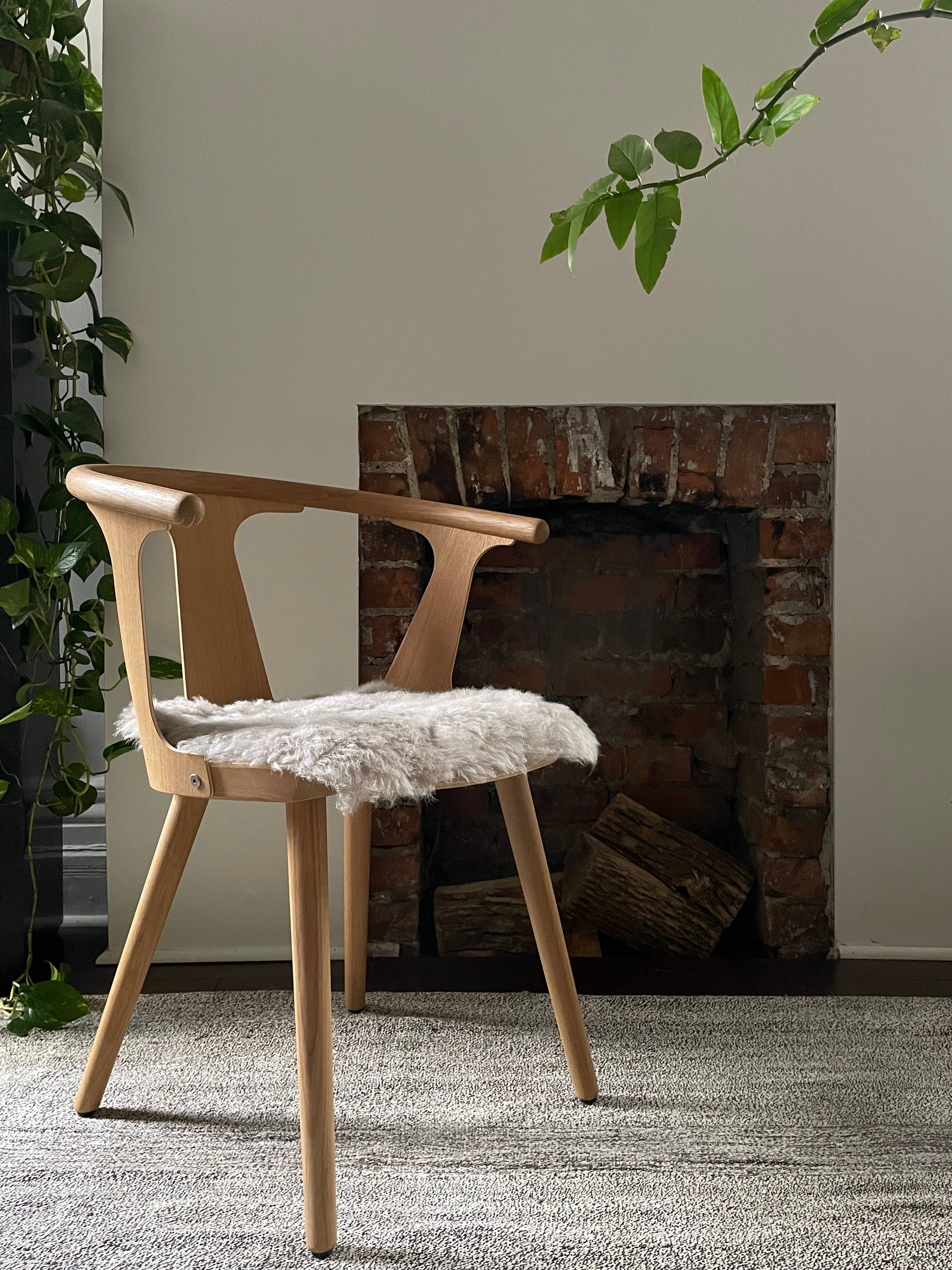 Black Sheep (White Light) - Wholesale Stoelkussen - Shorn Nude Icelandic Sheepskin stoelonderlegger