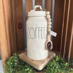 Shells Primitives/No Place Like Home - Wholesale Decorative Tray - Farmhouse wooden coffee scoop; Tier Tray display