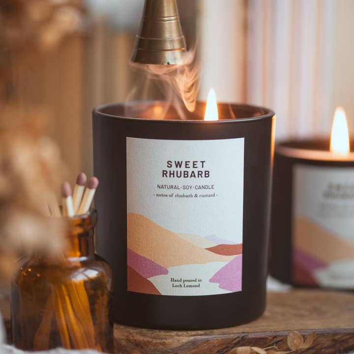 Ocoee House – wholesale Jar/filled candle – Sweet Rhubarb, Organic & Vegan Scented Candle | Ocoee House15