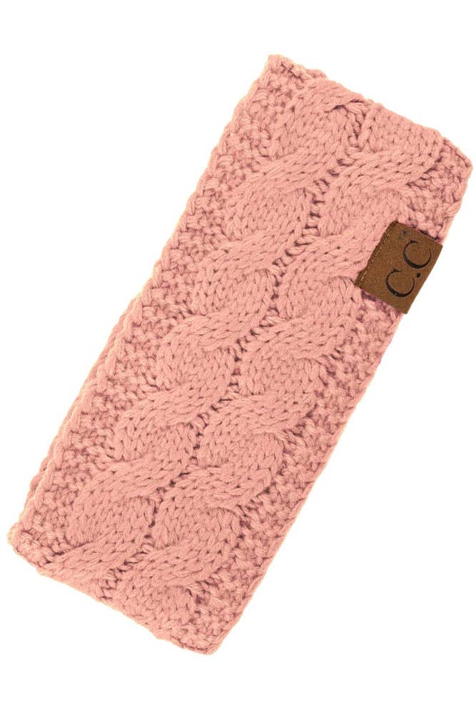 Hana - Wholesale Fashion Headband - Women's - C.C Cable Knit Solid Headband43