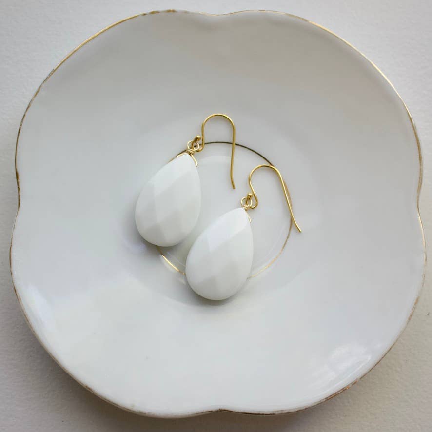 a.v. max - Wholesale Dangle Earrings - Serena Statement Semi Teardrop Earrings9