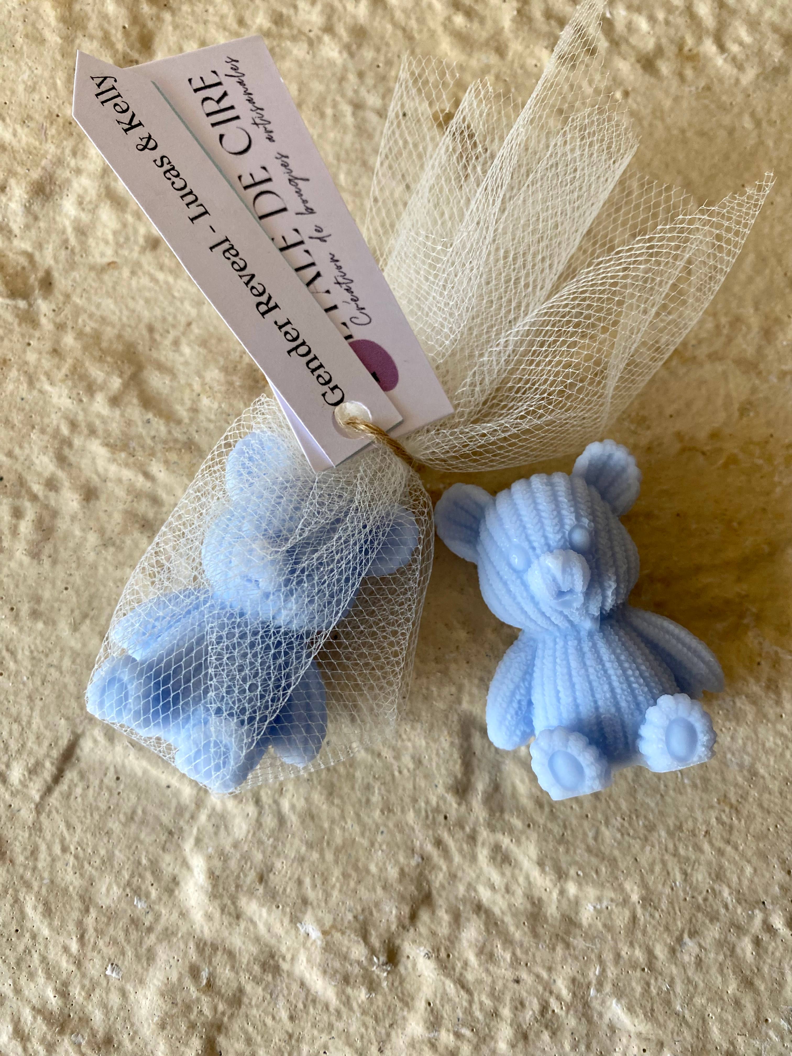 Pétale de cire - Venta al por mayor Ceras perfumadas - Osito de fondant con textura de algodón4