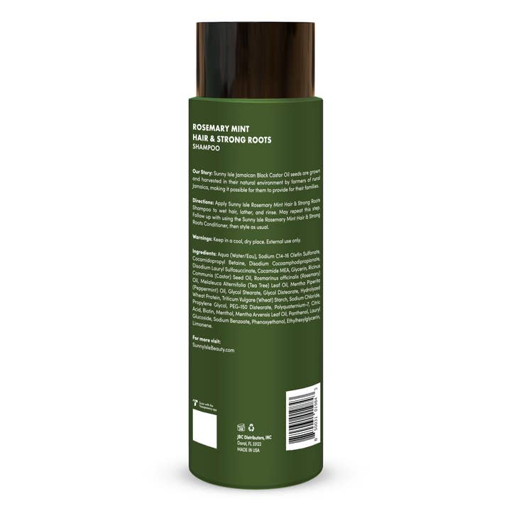 Sunny Isle - Wholesale Hair Shampoo - Sunny Isle Rosemary Mint Hair & Strong Roots Shampoo 12oz