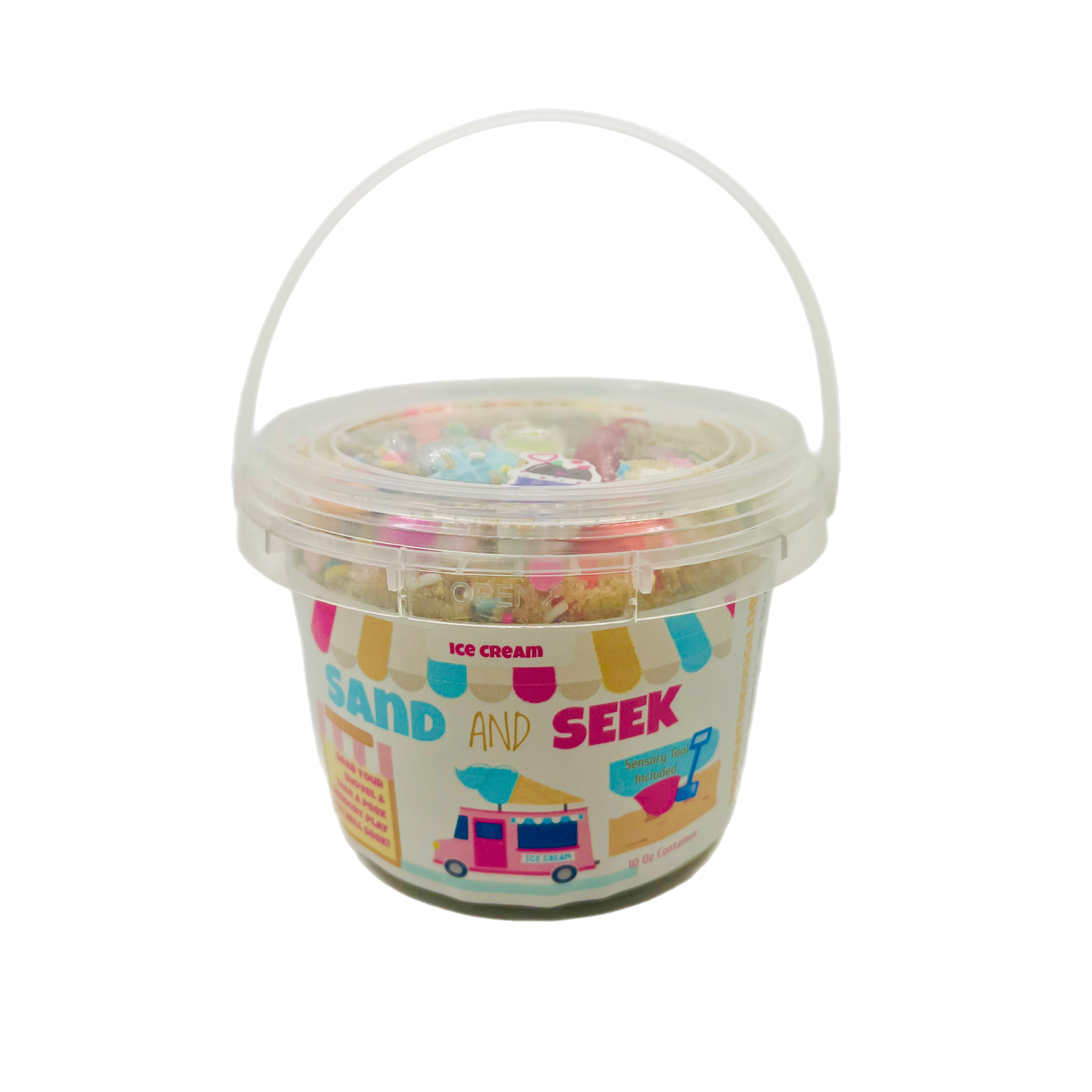 Decorated Dough – wholesale Slajm - Barn – Ice Cream Sand & Seek - Leksand med glass-tema1