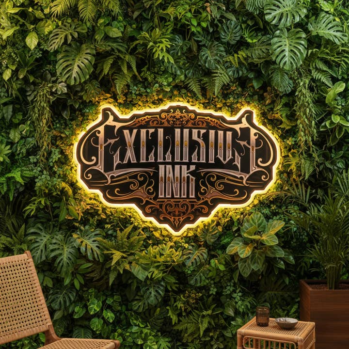 Enseigne lumineuse personnalisée et sur mesure en acrylique avec logo pour entreprise pour la vente par Light Your Way