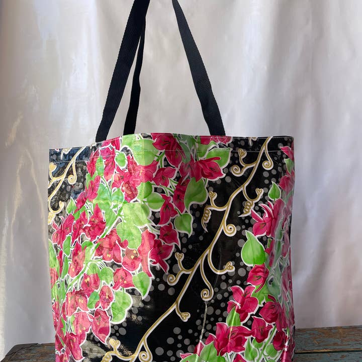 Bolso Grande Negro Avalon para venta al por mayor de Oilcloth International