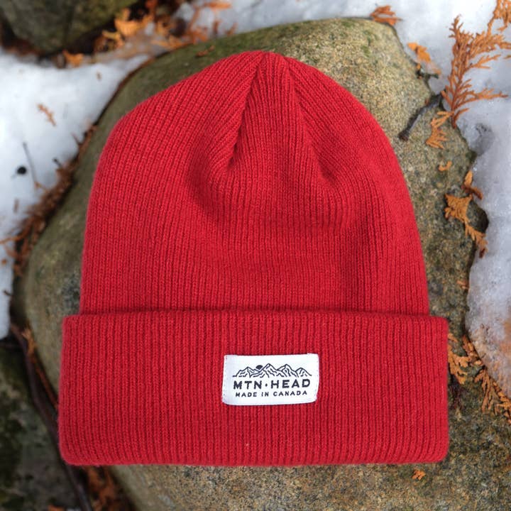 Toque in Cashmere e Merino - Papavero per la vendita all'ingrosso da parte di Muttonhead