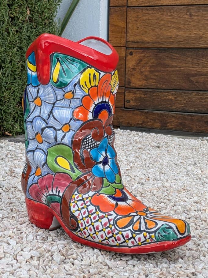 Talavera Boot 13" for wholesale by Craftway