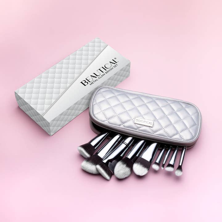 BEAUTICAL - Wholesale Makeup Brush Set - BEAUTICAL METAL GLAM Brush Set7