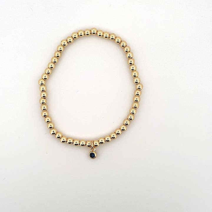 Nette Road Wholesale - Wholesale Charm/Dangle Bracelet - Tiny Crystal Charm Stretch Bracelet1