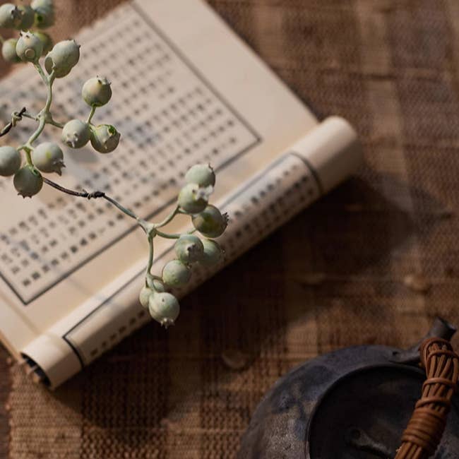 Rustic Reach - Wholesale Artificial Plant - Zen Style Light Green Berry Stem 37.8" Tall0