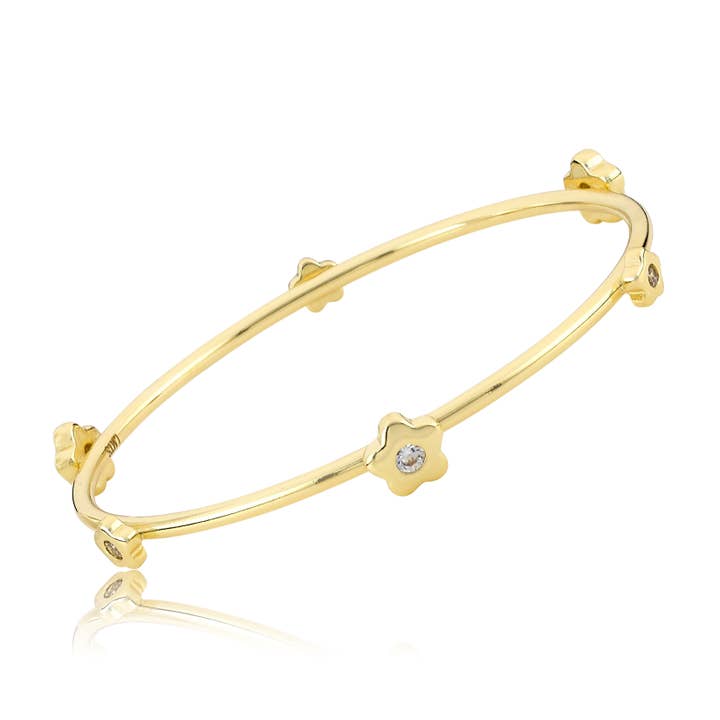 Flower Bangle for wholesale by Little Miss Twin Stars