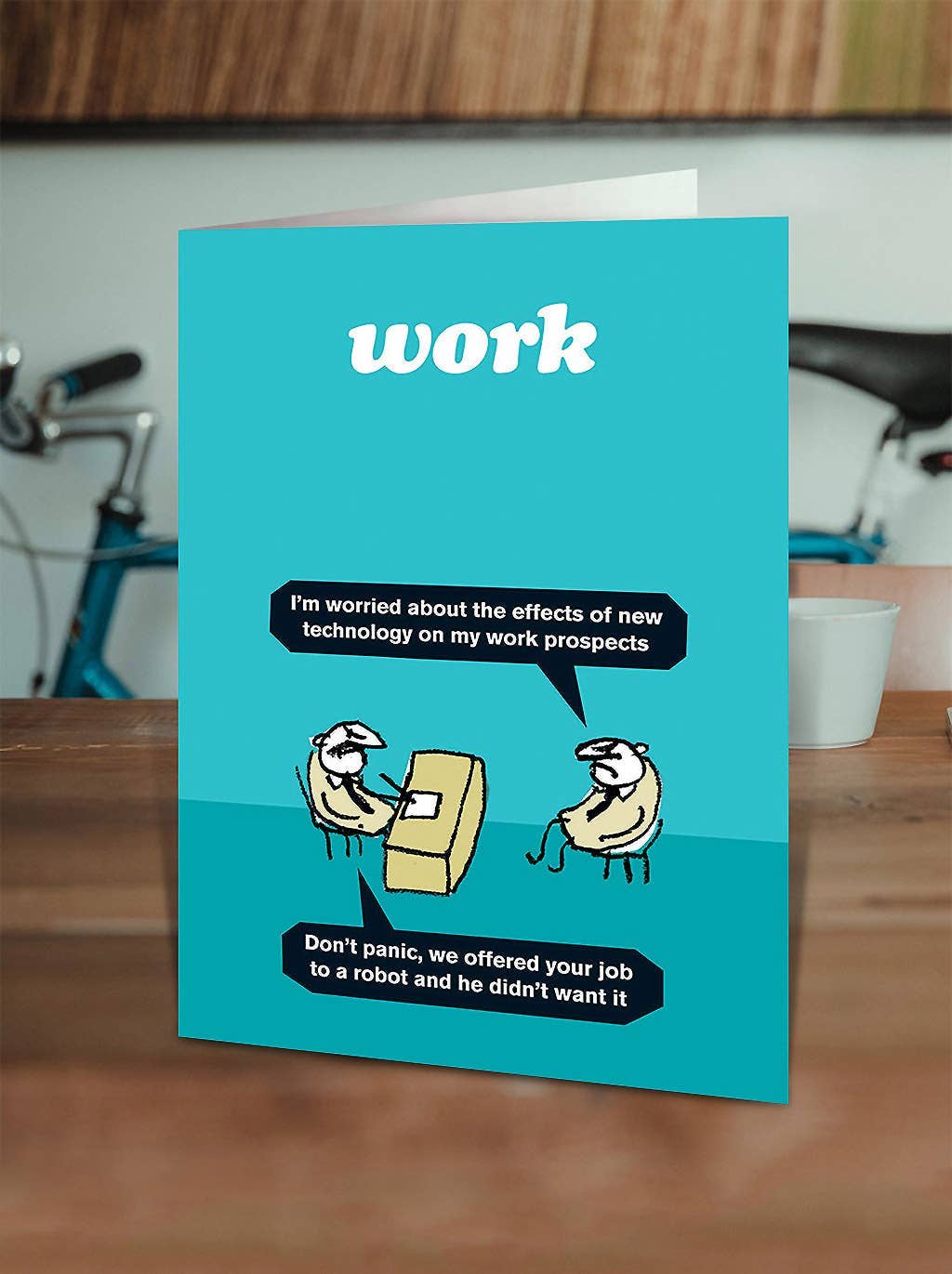 Brainbox Candy – wholesale Birthday card – Funny Birthday Card - Robot Greetings Card By Modern Toss1